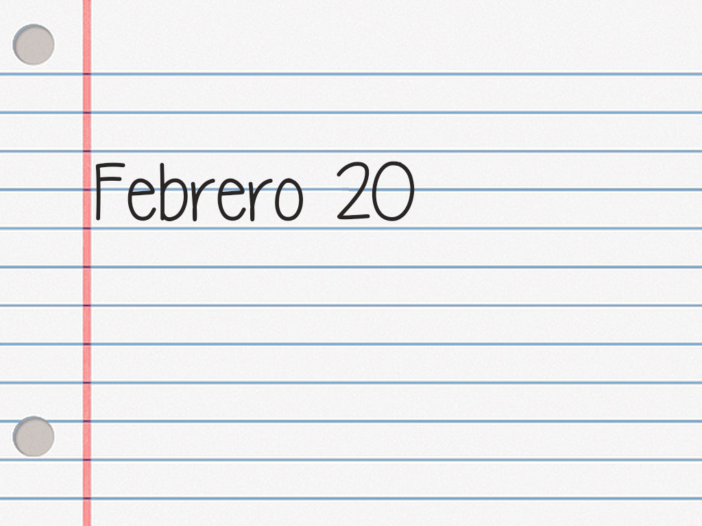 FEBRERO 20.