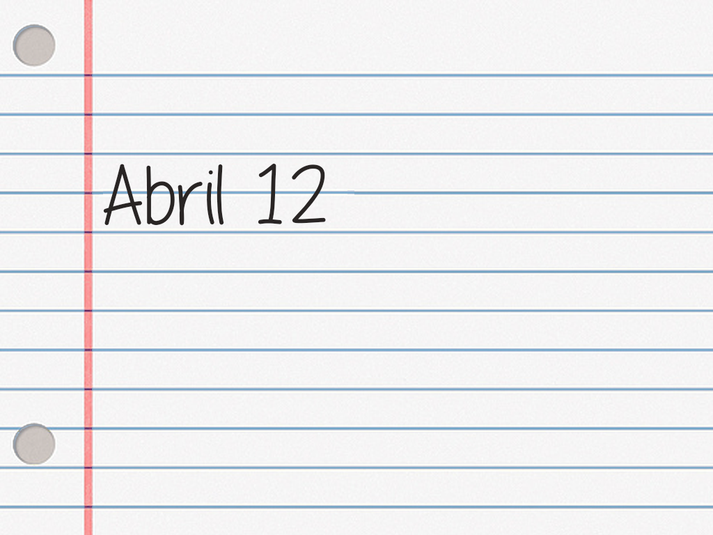 ABRIL 12.