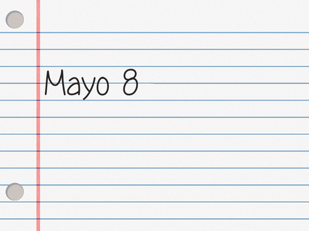 MAYO 8.