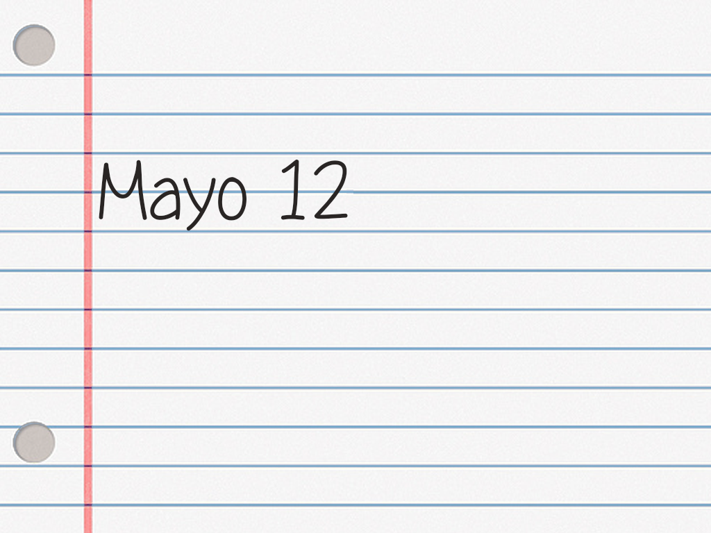 MAYO 12.