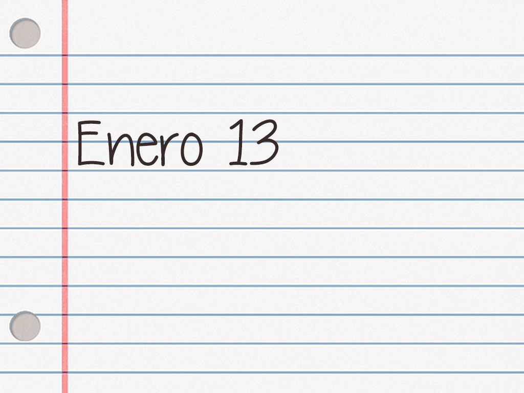 ENERO 13.