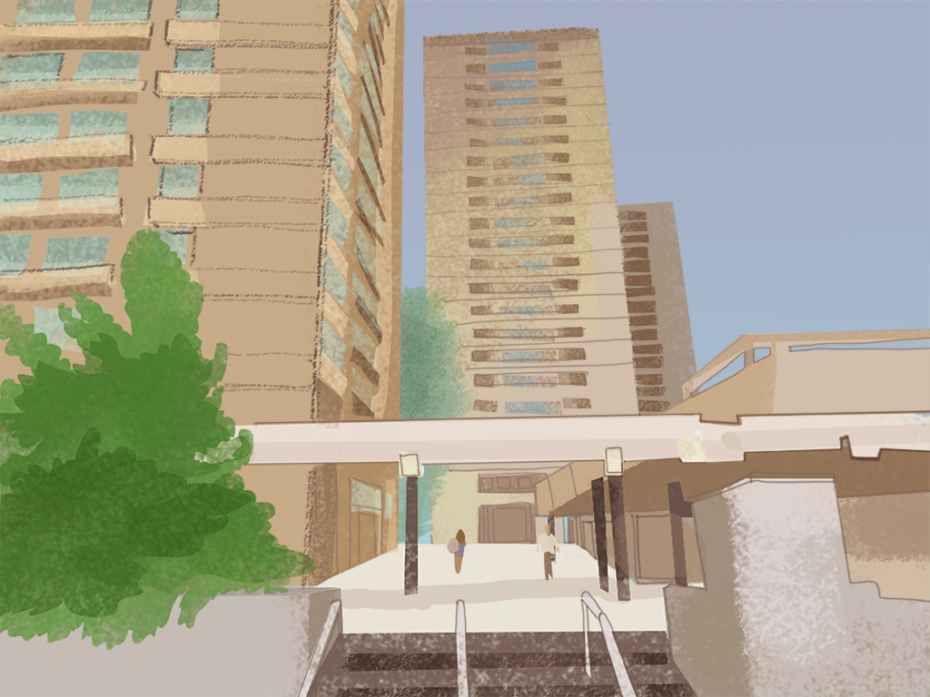 Edificio de 30 pisos.