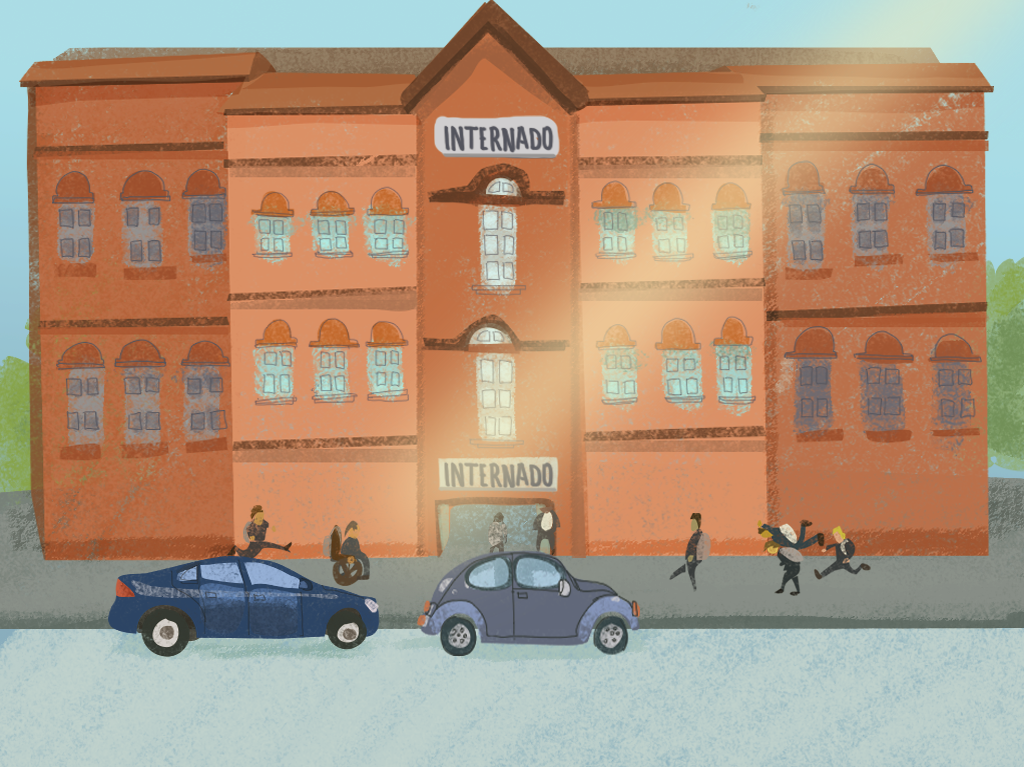 Edificio del internado.